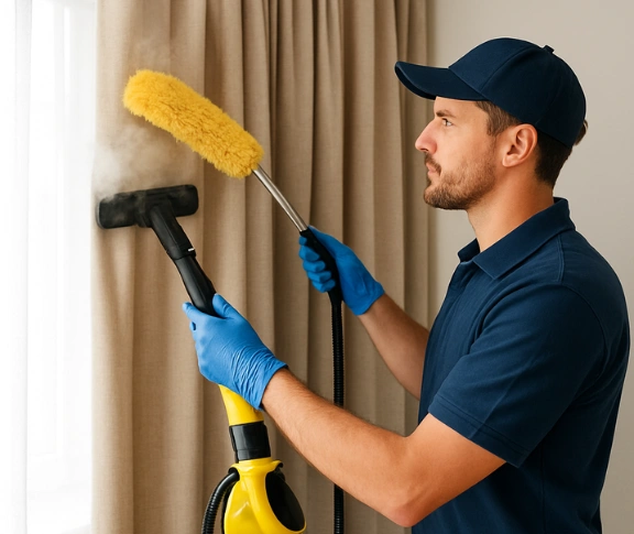 Trusted blind cleaning technician Matty Curtain Cleaning heidelberg-vic QLD