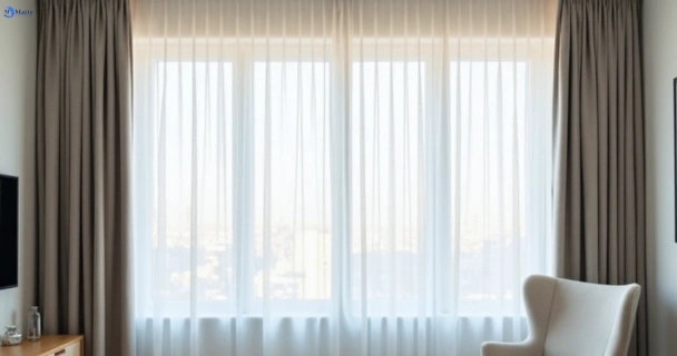 Freshly steam cleaned curtains in heidelberg-vic QLD